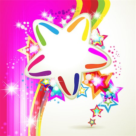 simsearch:400-04391971,k - Background with colored stars Photographie de stock - Aubaine LD & Abonnement, Code: 400-05345997