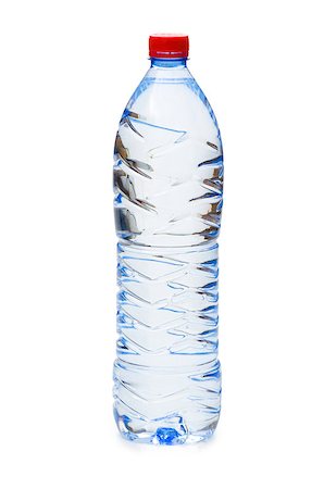 Bottles of water isolated on the white Stock Photo - Budget Royalty-Free & Subscription, Code: 400-05346260