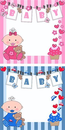 baby announcement Stock Photo - Budget Royalty-Free & Subscription, Code: 400-05346331