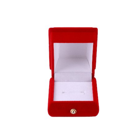 Ring box open and empty Fotografie stock - Microstock e Abbonamento, Codice: 400-05346354