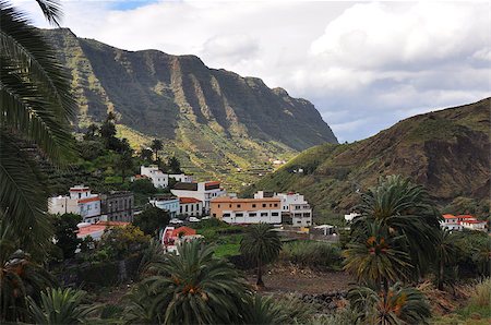 Landscape of the island of La Gomera, Spain Foto de stock - Super Valor sin royalties y Suscripción, Código: 400-05347700