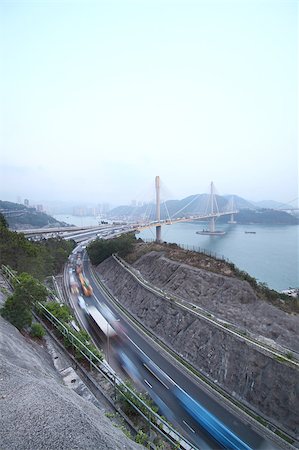 simsearch:400-08107055,k - highway and Ting Kau bridge Stock Photo - Budget Royalty-Free & Subscription, Code: 400-05347824