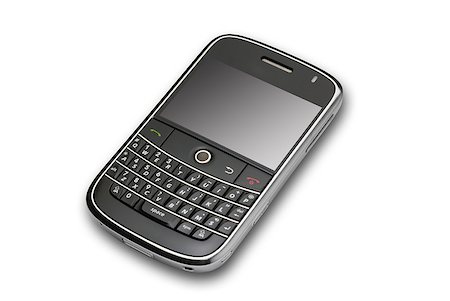 simsearch:400-04775780,k - Smartphone or PDA on white with shadow and clipping path Foto de stock - Super Valor sin royalties y Suscripción, Código: 400-05347948
