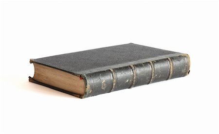 simsearch:400-06772771,k - Very old book isolated on white background Photographie de stock - Aubaine LD & Abonnement, Code: 400-05349053