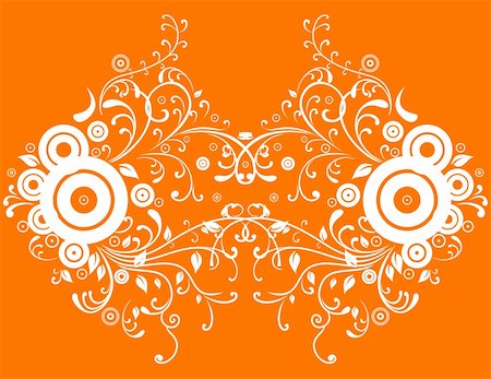 simsearch:400-04590643,k - Illustration of abstract orange background Photographie de stock - Aubaine LD & Abonnement, Code: 400-05349411