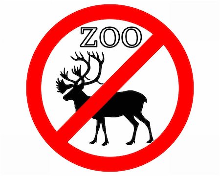 simsearch:400-05329405,k - Caribou in zoo prohibited Foto de stock - Royalty-Free Super Valor e Assinatura, Número: 400-05340796