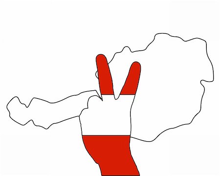 Austria hand signal Stock Photo - Budget Royalty-Free & Subscription, Code: 400-05340838