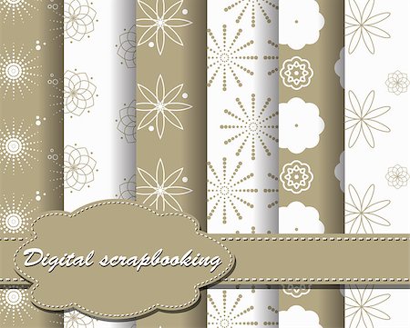 simsearch:400-05669675,k - set of vector paper for scrapbook Stock Photo - Budget Royalty-Free & Subscription, Code: 400-05340955