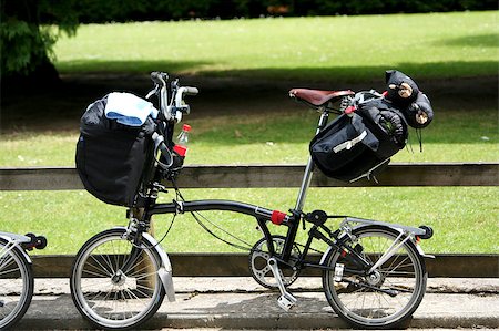 Fold bikes which was used for cycling in Cornwall and Devon Stockbilder - Microstock & Abonnement, Bildnummer: 400-05341473