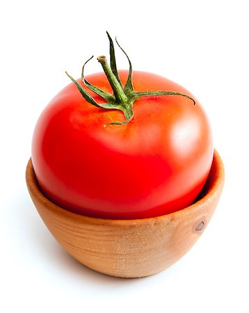 simsearch:400-04753423,k - red ripe tomato isolated on white background Photographie de stock - Aubaine LD & Abonnement, Code: 400-05342098