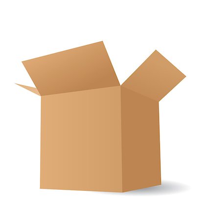 shipping office - vector boxes Stock Photo - Budget Royalty-Free & Subscription, Code: 400-05342175