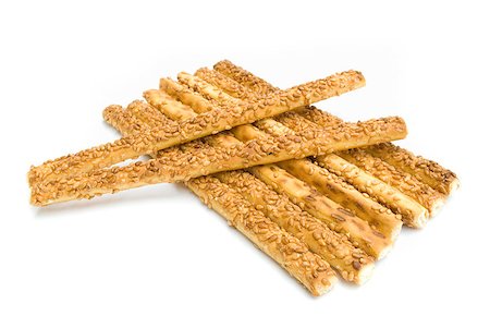 simsearch:400-08862169,k - salty sticks isolated on white background Stockbilder - Microstock & Abonnement, Bildnummer: 400-05342218