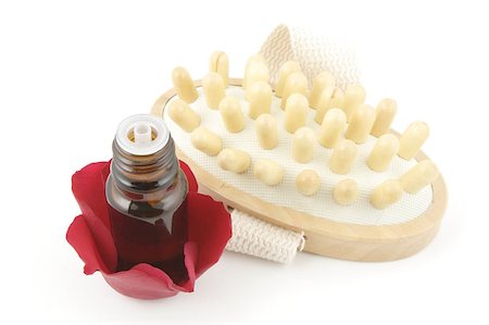 rose essential oil - rose aromatherapy and masager Stock Photo - Budget Royalty-Free & Subscription, Code: 400-05342612