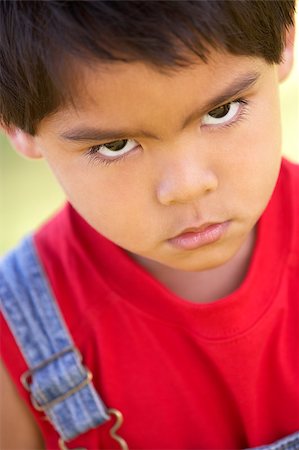 simsearch:695-05768829,k - Kids Portraits, Toddler, Boy, Angry, Sulking, Upset, Kids, Heads Stockbilder - Microstock & Abonnement, Bildnummer: 400-05343024