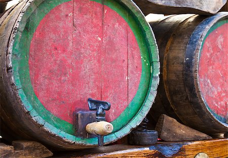 Italy - old tap on a barrel of Barbera wine, Piedmont region Stock Photo - Budget Royalty-Free & Subscription, Code: 400-05343362