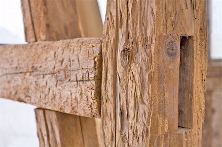 softwood - old carcass with woodworm and nice depth of field Stock Photo - Budget Royalty-Free & Subscription, Code: 400-05343813