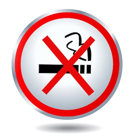 stop sign smoke - no smoking sign Stock Photo - Budget Royalty-Free & Subscription, Code: 400-05343884