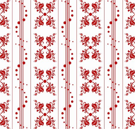 simsearch:400-05358075,k - Beautiful seamless floral pattern with polka dots Stock Photo - Budget Royalty-Free & Subscription, Code: 400-05354266