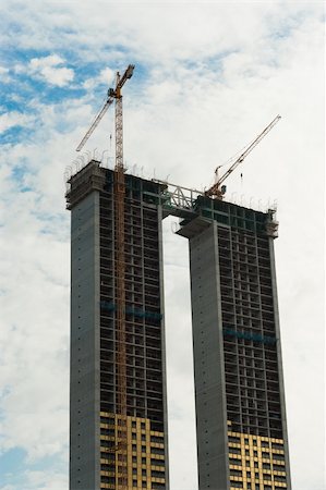 A huge high rise building under construction Stock Photo - Budget Royalty-Free & Subscription, Code: 400-05355753