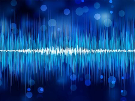 Abstract bokeh waveform. EPS 8 vector file included Stock Photo - Budget Royalty-Free & Subscription, Code: 400-05355959