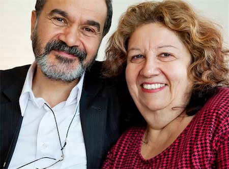 portrait of two mature jewish brother and sister Photographie de stock - Aubaine LD & Abonnement, Code: 400-05356319