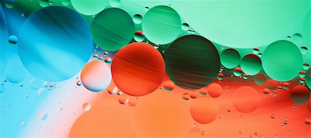 psychedelic trippy design - Oil drops on water with cloured background Stock Photo - Budget Royalty-Free & Subscription, Code: 400-05356770