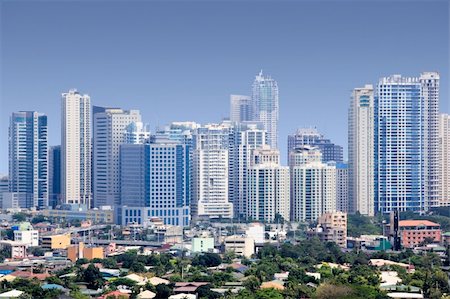 high rise condominiums and offices of fort bonifacio modern financial and business district of metro manila in the philippines Stock Photo - Budget Royalty-Free & Subscription, Code: 400-05357070