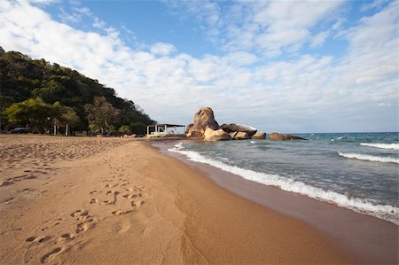 Beautiful landscape view at the Lake Malawi in Africa Stock Photo - Budget Royalty-Free & Subscription, Code: 400-05357675