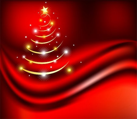 simsearch:400-05290156,k - abstract christmas background vector illustration Stock Photo - Budget Royalty-Free & Subscription, Code: 400-05358167