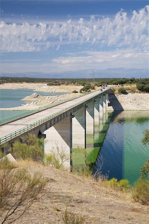 Valdecanas reservoir at Badajoz Extremadura in Spain Stock Photo - Budget Royalty-Free & Subscription, Code: 400-05358329