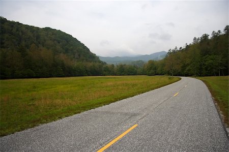 Scenic View in Great Smokey Mountains National Park Photographie de stock - Aubaine LD & Abonnement, Code: 400-05358432