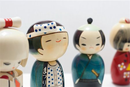 souvenir of japan - kokeshi doll Stock Photo - Budget Royalty-Free & Subscription, Code: 400-05358433