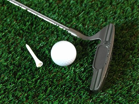 simsearch:400-04319321,k - Golfing equipment Photographie de stock - Aubaine LD & Abonnement, Code: 400-05358766