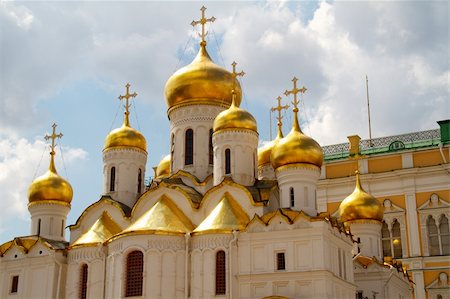 simsearch:400-07049527,k - The Cathedral of the Annunciation in Kremlin, Moscow, Russia Photographie de stock - Aubaine LD & Abonnement, Code: 400-05359107