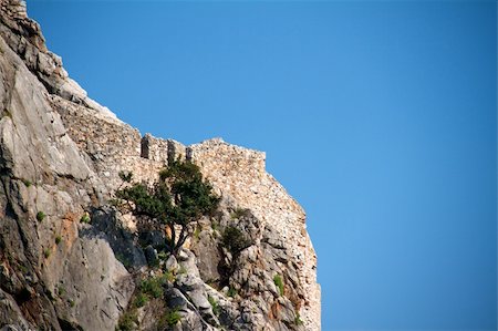 rocky mountains sun - alanya castle view Photographie de stock - Aubaine LD & Abonnement, Code: 400-05359141