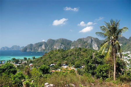 escaler - thailand beach exotic holidays tropical tourism asia sea landscape ko phi phi islands Foto de stock - Royalty-Free Super Valor e Assinatura, Número: 400-05359288
