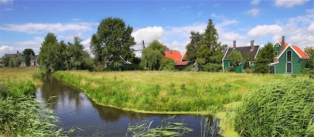 Zaanse Schans - famous dutch village near Amsterdam. Stock Photo - Budget Royalty-Free & Subscription, Code: 400-05359570