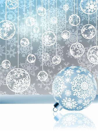 simsearch:400-04761157,k - Elegant christmas background with snowflakes. EPS 8 vector file included Stock Photo - Budget Royalty-Free & Subscription, Code: 400-05359912