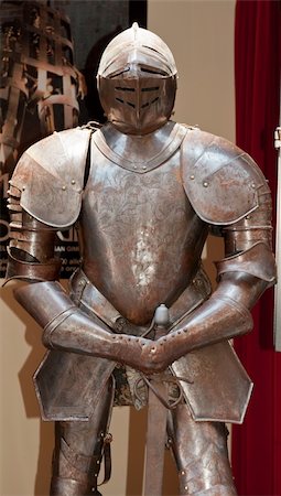 Aromur of a knight, Italy, Tuscany, Europe Stockbilder - Microstock & Abonnement, Bildnummer: 400-05350203
