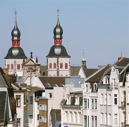 Old city buildings in the center of Bonn Germany Stock Photo - Budget Royalty-Free & Subscription, Code: 400-05350716