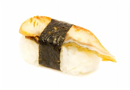 simsearch:400-06174554,k - appetizing sushi isolated on the white background Stockbilder - Microstock & Abonnement, Bildnummer: 400-05351413