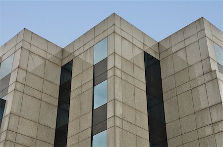 simsearch:400-04436949,k - Modern building marble and glass facade corners abstract architecture background. Stock Photo - Budget Royalty-Free & Subscription, Code: 400-05352490