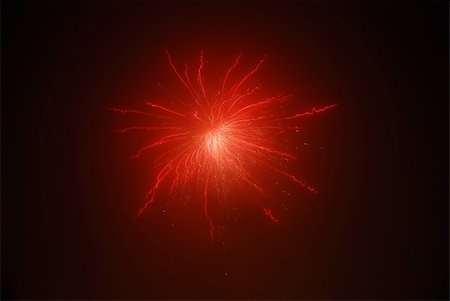 red colour background with white fireworks - beautiful bright red fireworks on New Year Stock Photo - Budget Royalty-Free & Subscription, Code: 400-05353632