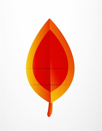 simsearch:400-05363894,k - Orange leaves. Vector illustration for your design Foto de stock - Super Valor sin royalties y Suscripción, Código: 400-05364889
