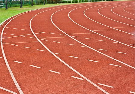 sritangphoto (artist) - Curve of a Running Track Foto de stock - Royalty-Free Super Valor e Assinatura, Número: 400-05367105