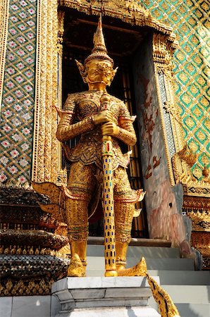 The Buddha status of temple at bangkok province,Thailand Stock Photo - Budget Royalty-Free & Subscription, Code: 400-05367410