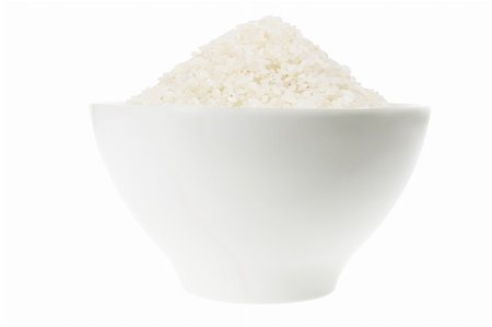 simsearch:400-05744487,k - Bowl of Rice on White Background Stock Photo - Budget Royalty-Free & Subscription, Code: 400-05367687