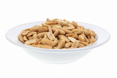 simsearch:400-04846153,k - Peanut on Plate with White Background Stock Photo - Budget Royalty-Free & Subscription, Code: 400-05367740