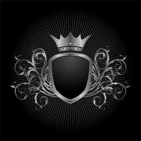 royal banner - Illustration luxury vintage aluminium frame template - vector Stock Photo - Budget Royalty-Free & Subscription, Code: 400-05368161