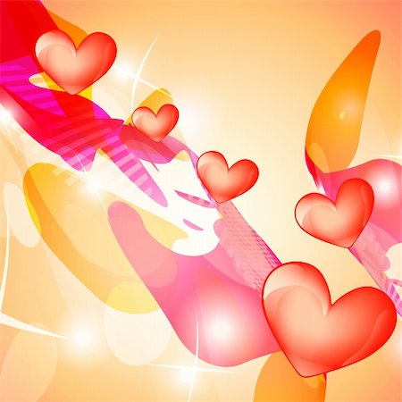 simsearch:400-05368256,k - vector valentine day heart background design Stock Photo - Budget Royalty-Free & Subscription, Code: 400-05368250